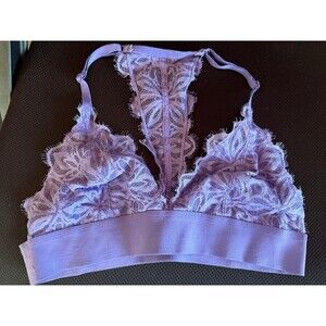 PINK Racerback Lace Bralette EUC Size Medium